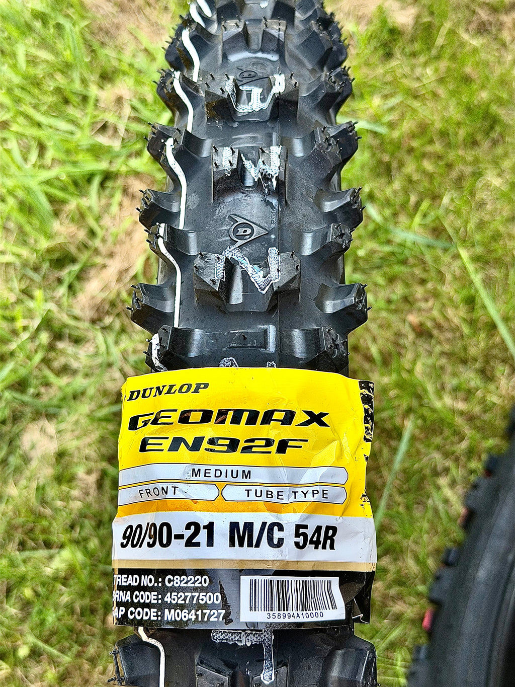 Dunlop Geomax EN92 90/90-21 + 140/80-18 70M iTT Medium F.I.M Enduro Tyres