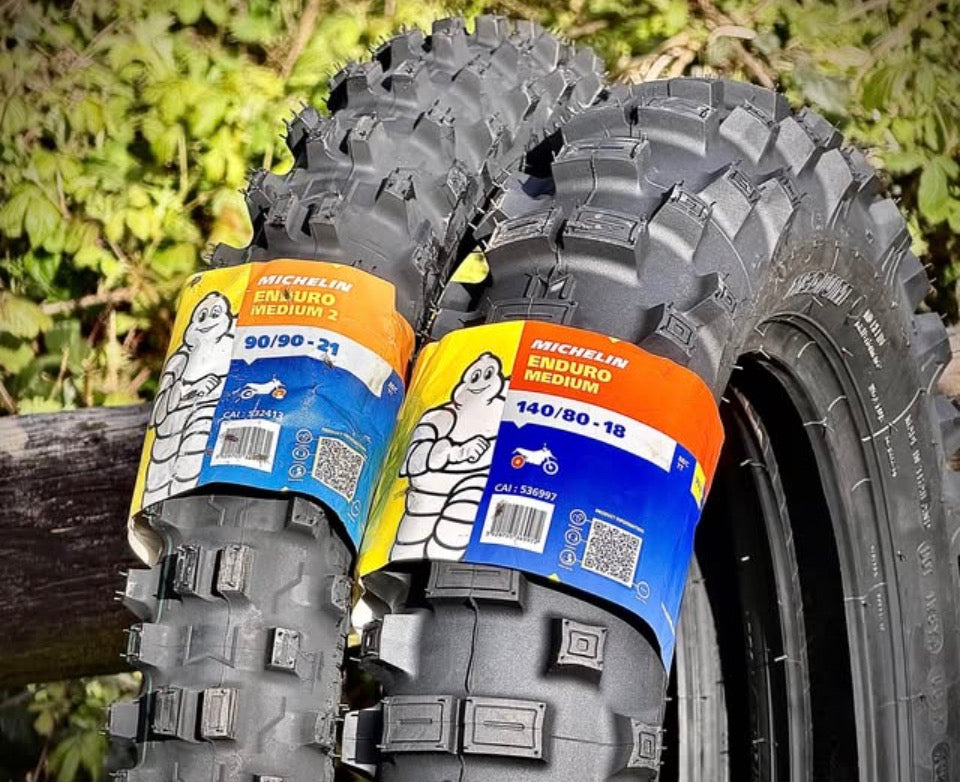 Michelin Enduro Medium 2 90/100-21 + Enduro Medium 140/80-18