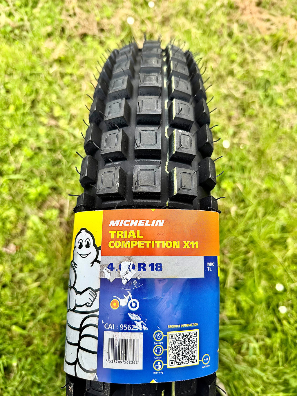 Michelin 4.00R18M/C 64M Trial Comp X11 TL Competition Trials