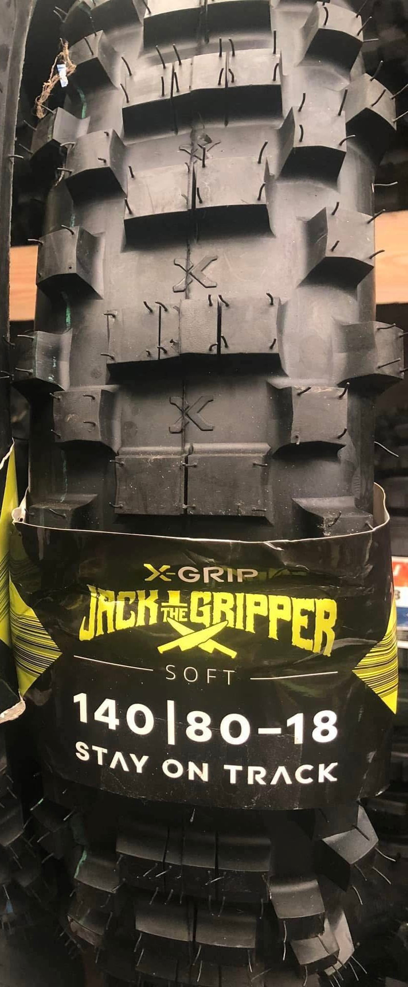 X-Grip Jack the Gripper 140/80-18 Soft Enduro Rear Tyre