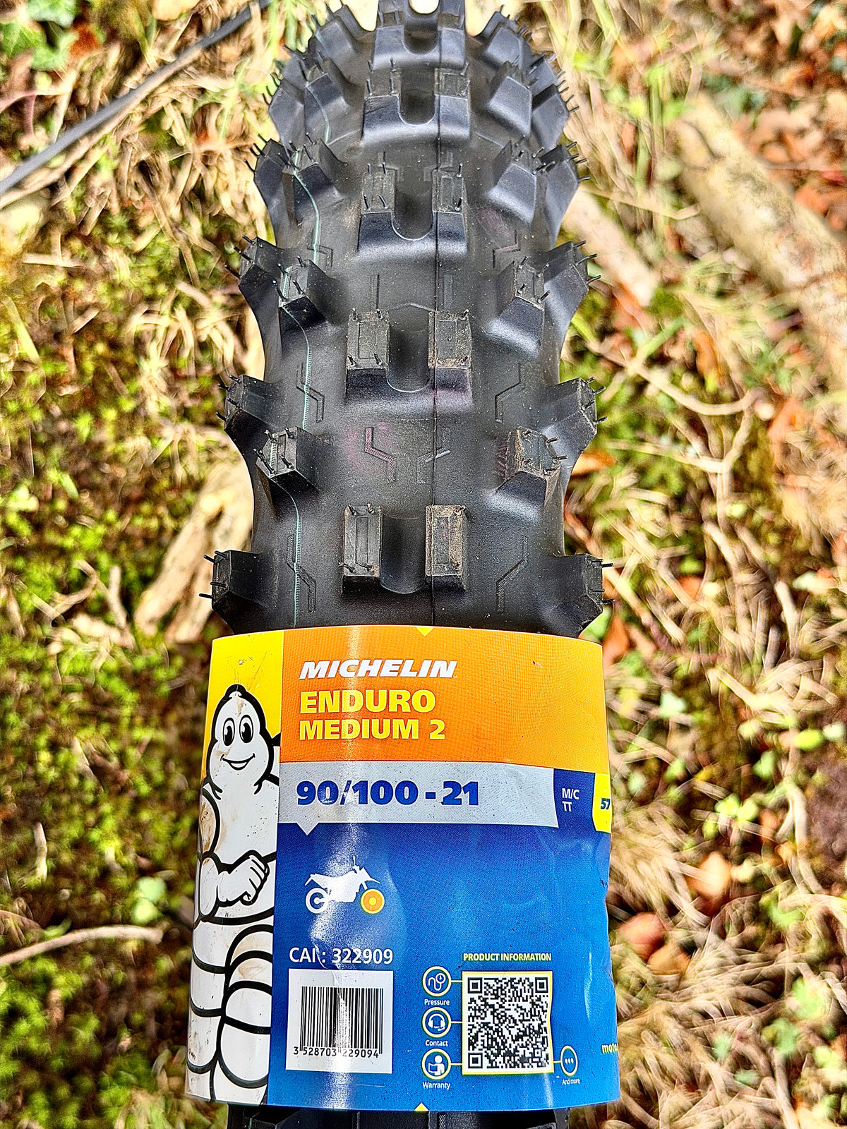 Michelin Enduro Front Tyre+Mousse Bundle.