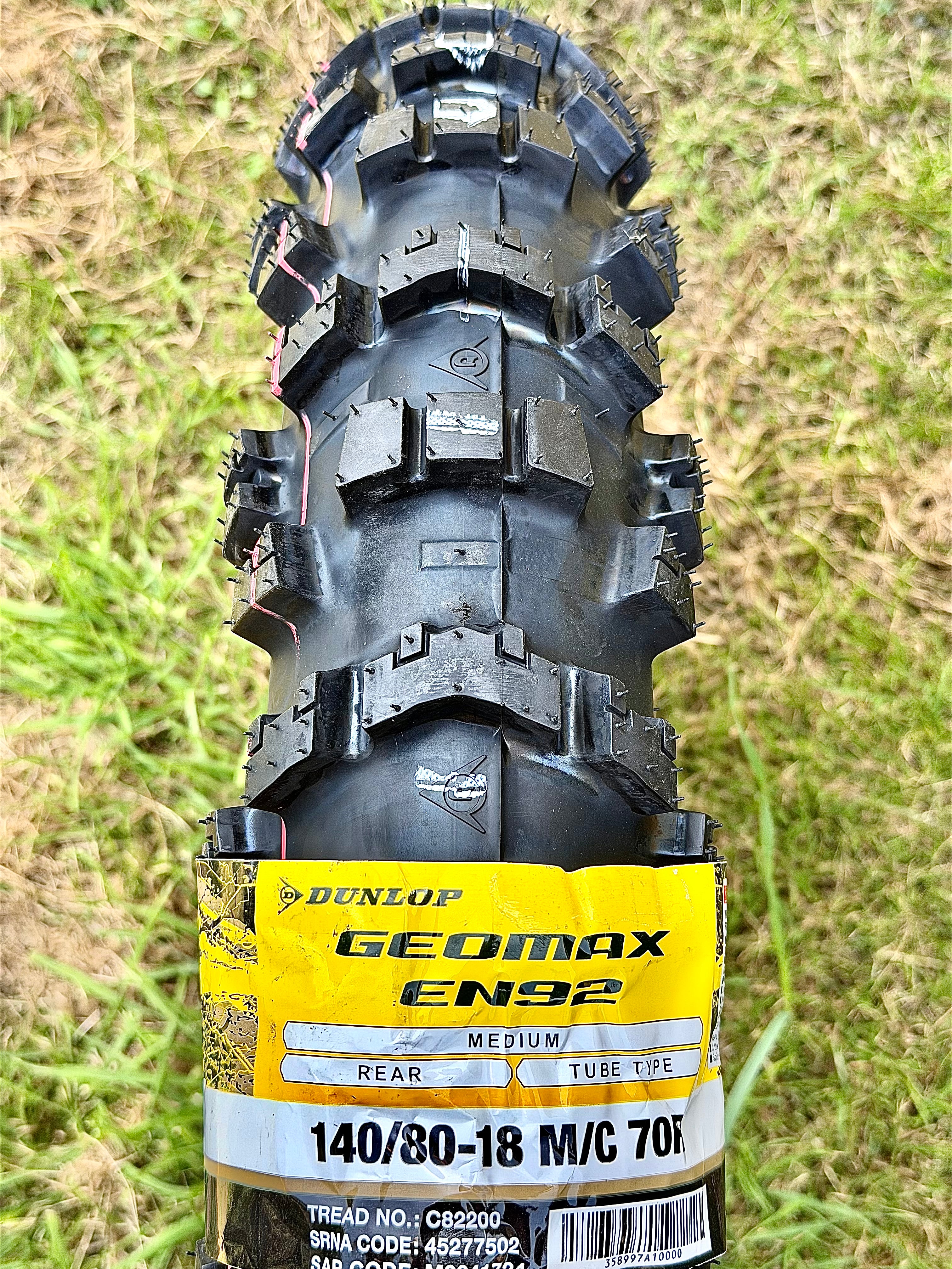 Dunlop Geomax EN92 90/90-21 + 140/80-18 70M iTT Medium F.I.M Enduro Tyres