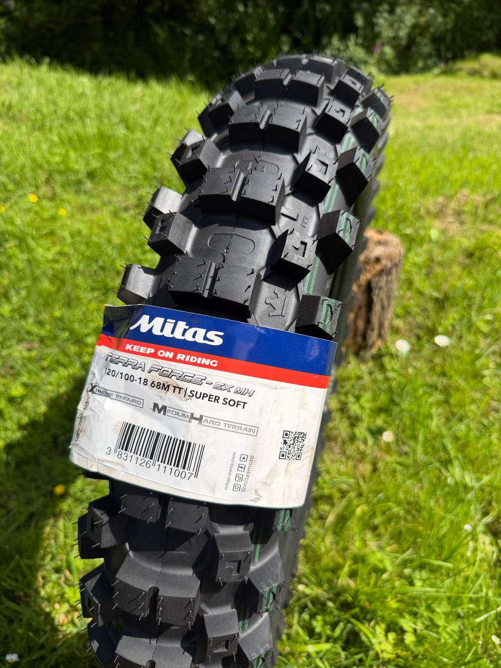 Mitas TerraForce EX-MH 120/100-18 68M TT Super Soft Double Green Extreme Enduro