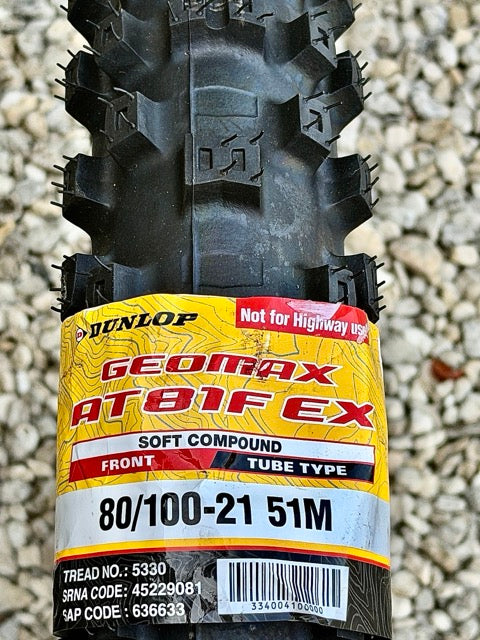 Dunlop Geomax AT81EX 80/100-21