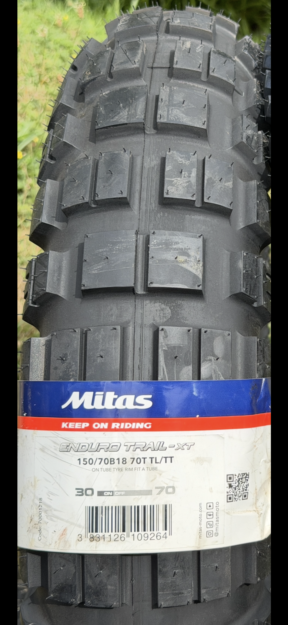 MITAS 150/70B18M/C 70T ENDURO TRAIL XT+ T