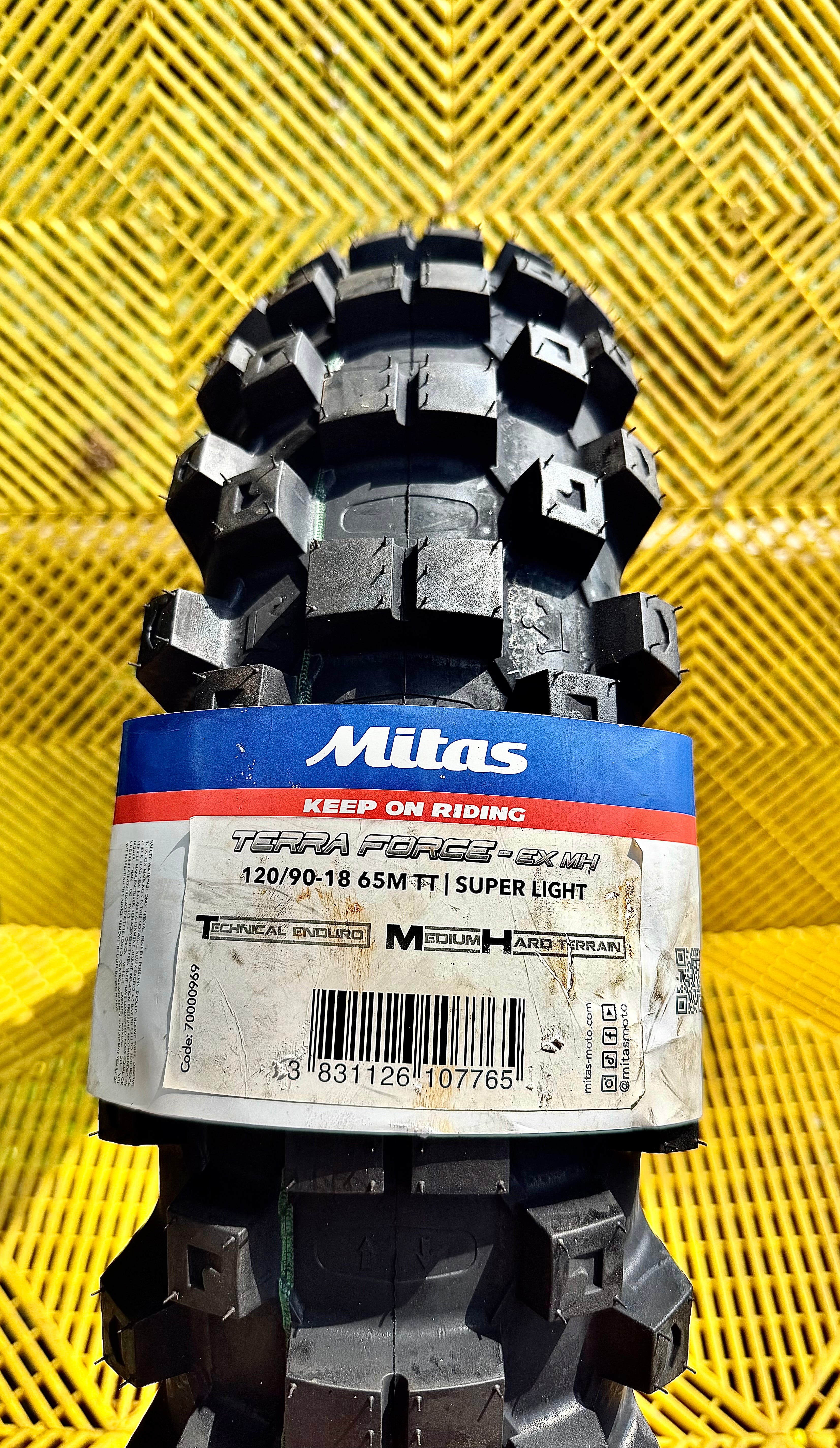 Mitas TerraForce EX-MH 120/90-18 Super Yellow Band