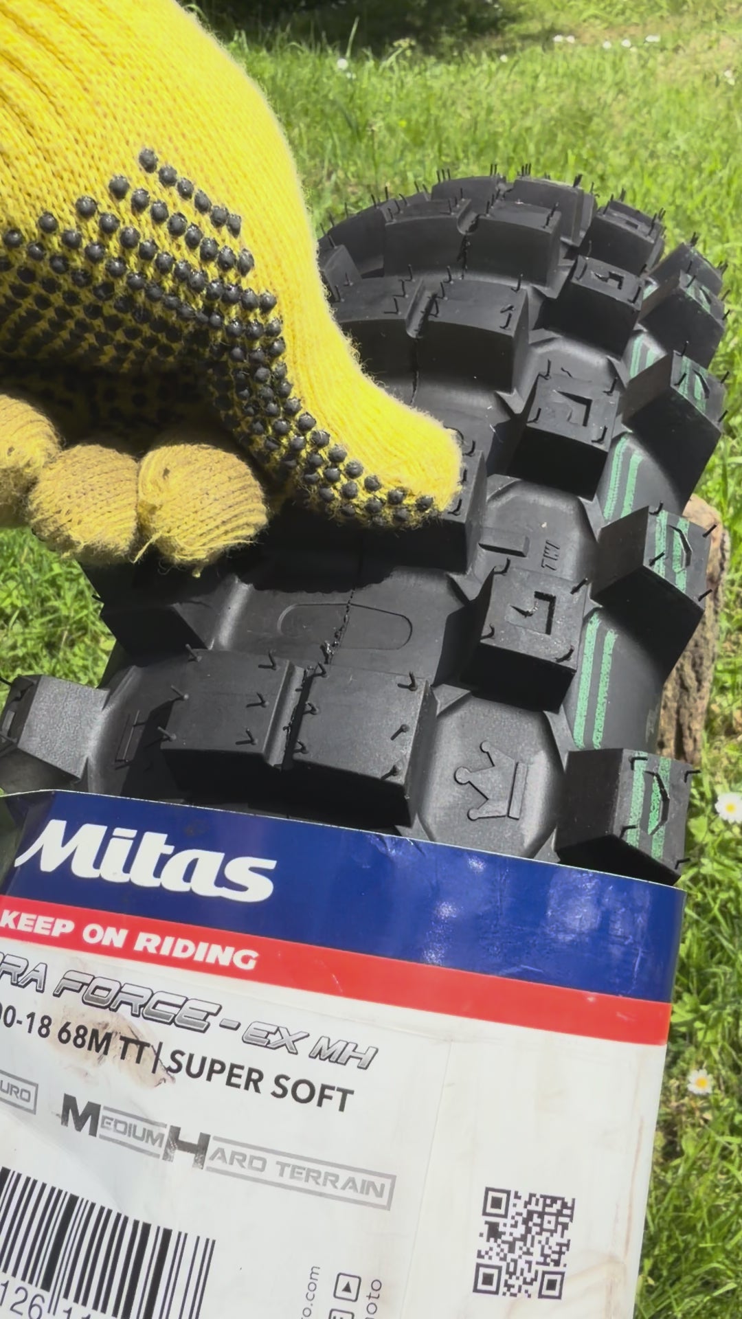 Mitas TerraForce EX-MH 120/100-18 68M TT Super Soft Double Green Extreme Enduro